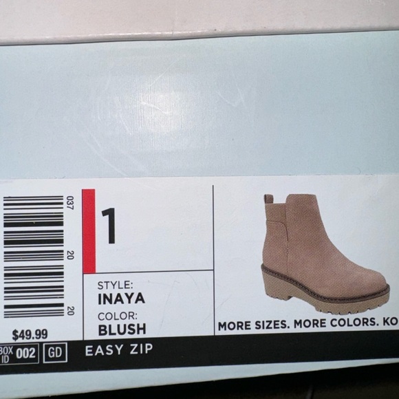 Girl’s SO NNAYA boots in blush color NWT - Picture 5 of 7